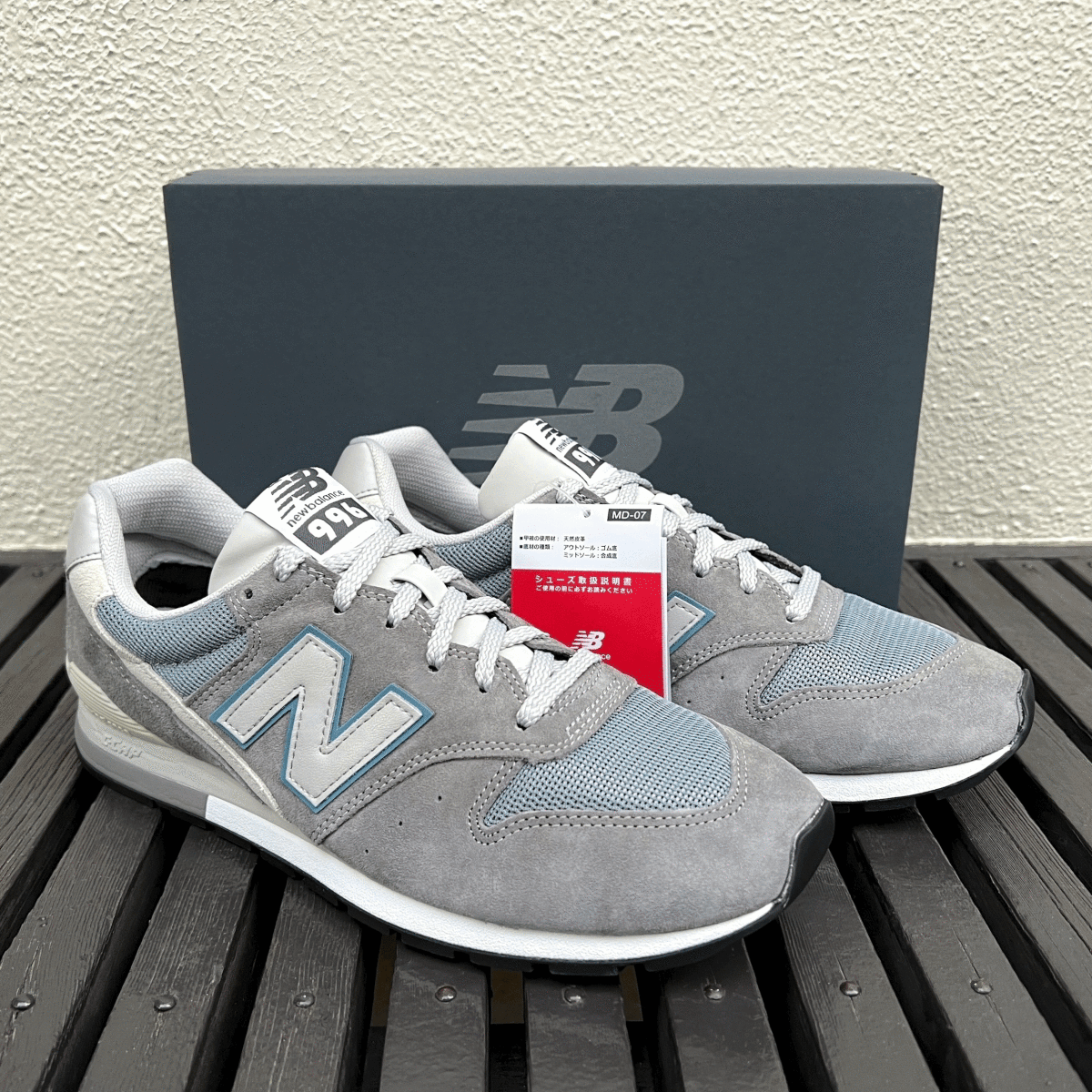 【CORE 80's PACK】New Balance CM996CB2 US11 29cm グレー オリジナルM1300JPカラー STEEL BLUE 限定 M996 NB スウェード スニーカー