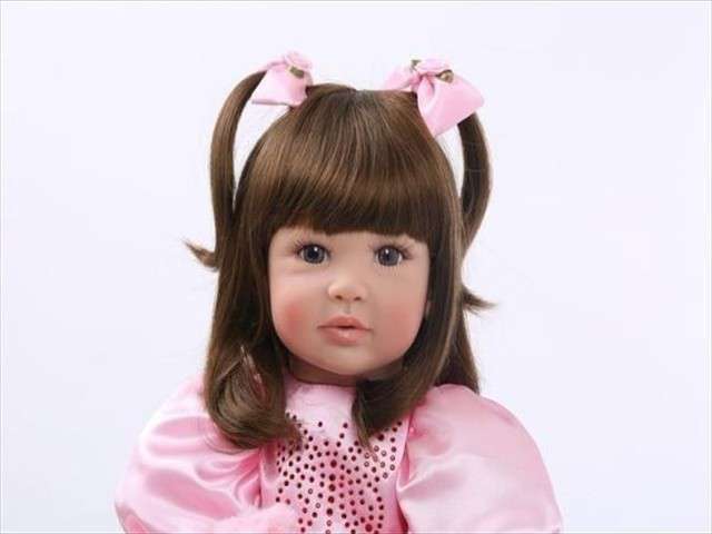 Bibian 比比昂- リボーンドールピンク花柄ドレスプリンセス Bibian 比比昂- リボーンドールピンク花柄ドレスプリンセス