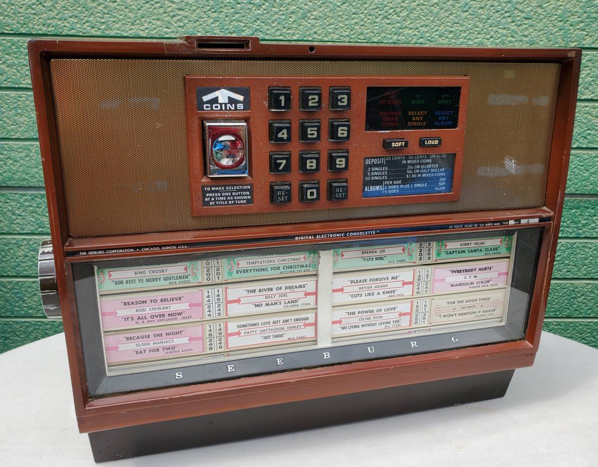 1960s シーバーグ ジュークボックス セレクター Wall JukeBox ロカビリー 50s ダイナーテーブル ムーンアイズ カフェ アメリカ ジャンクUSA_画像1