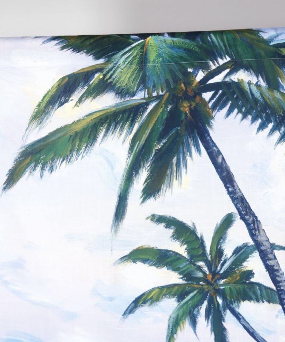 【Ptrick Ching】ハワイアンパーテーション　PALM   仕切り　暖簾　のれん　海亀　アート　パーテーション　ハワイアン