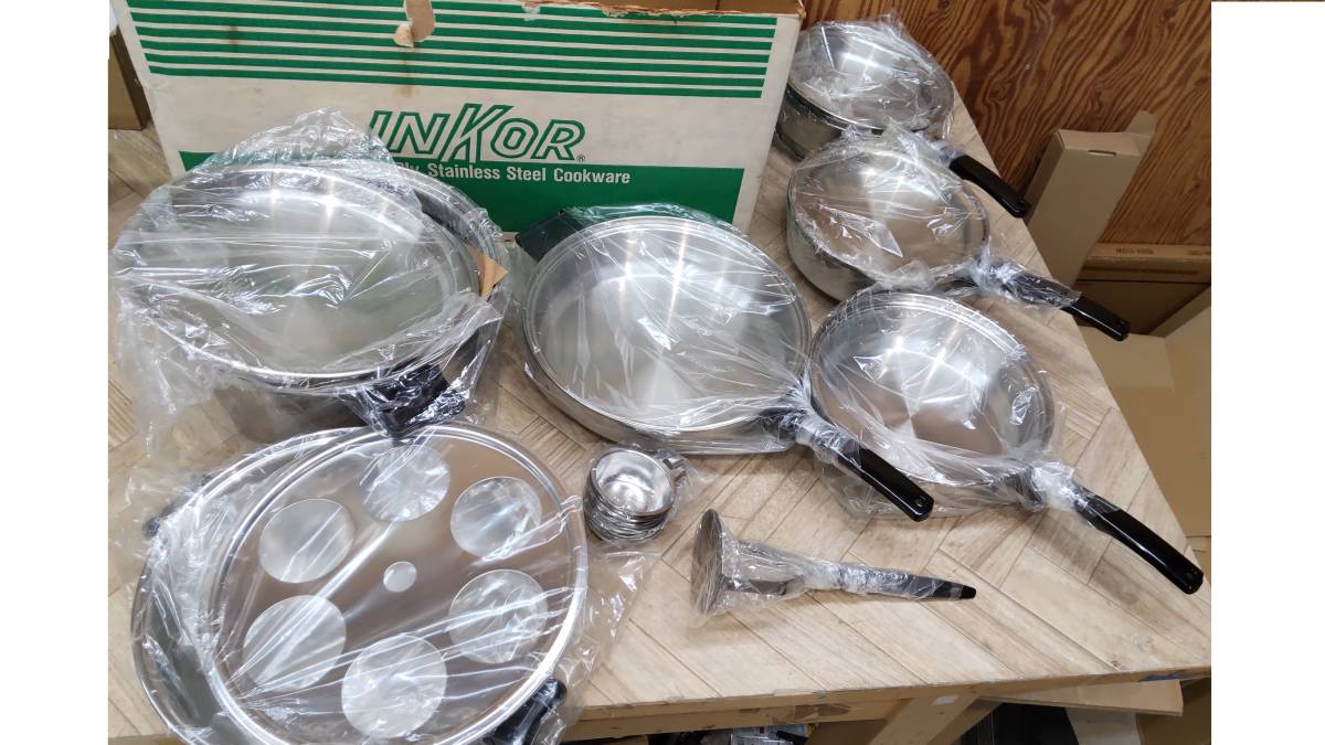 未使用 INKOR インコア 5ply Stainless Steel Cookwere multi core マルチコア ステンレス鍋セット
