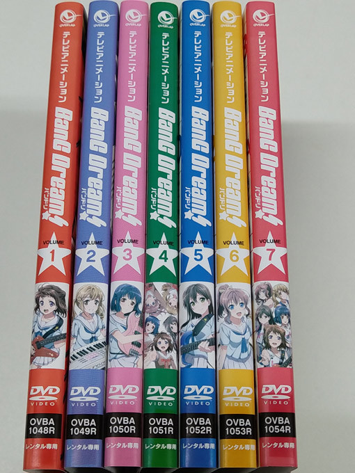 DVD/バンドリ/BanG Dream! 」全7巻(レンタル落ち) /ケースなし_画像3