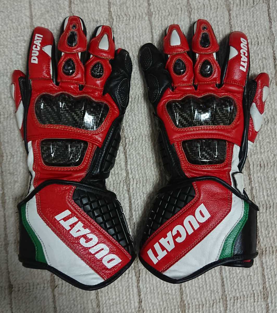 スタニングルアー Ducati Corse C3 レザーグローブ サイズM(with SPIDI