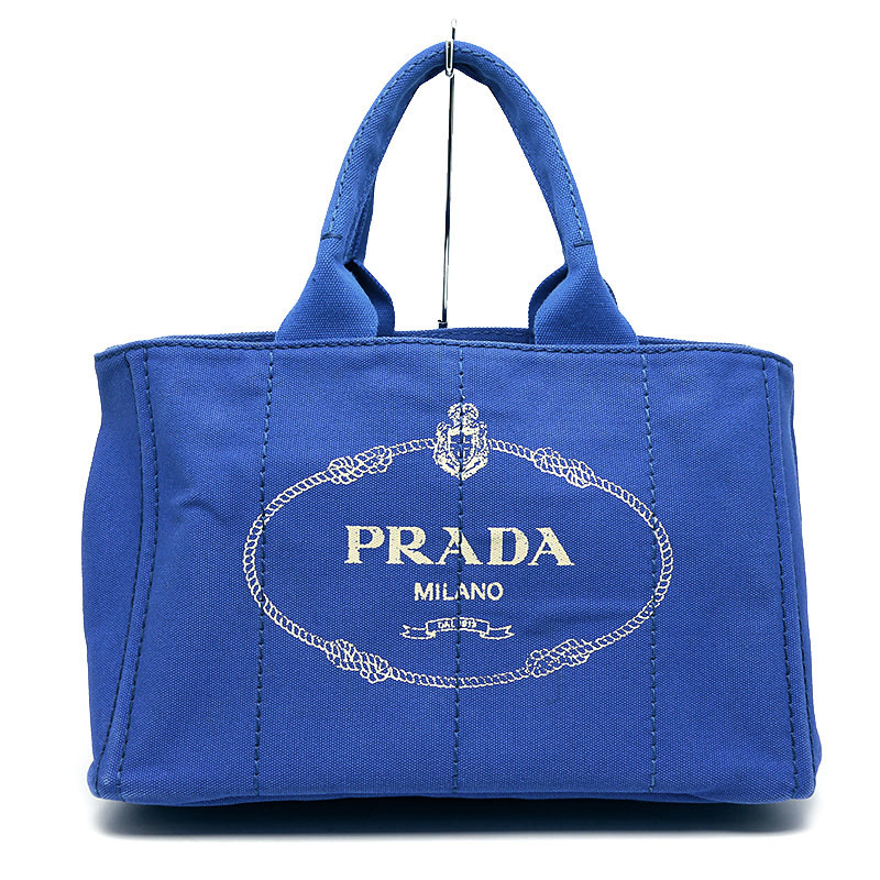 プラダ PRADA カナパトートバッグ BN1877 ブルー(COBALTO) A4サイズ対応 保存袋・Gカード付き