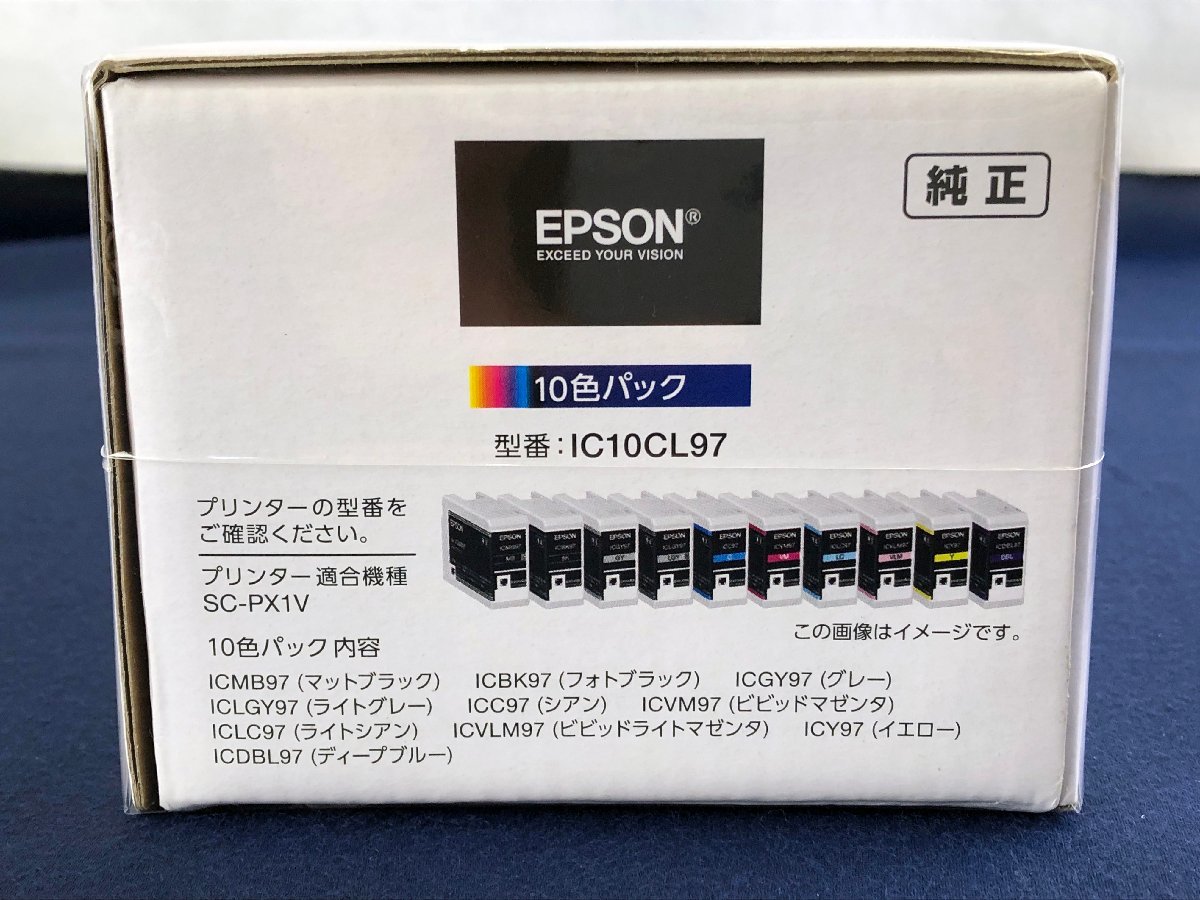 未使用 純正エプソン EPSON IC10CL97 インクカートリッジ 10色-