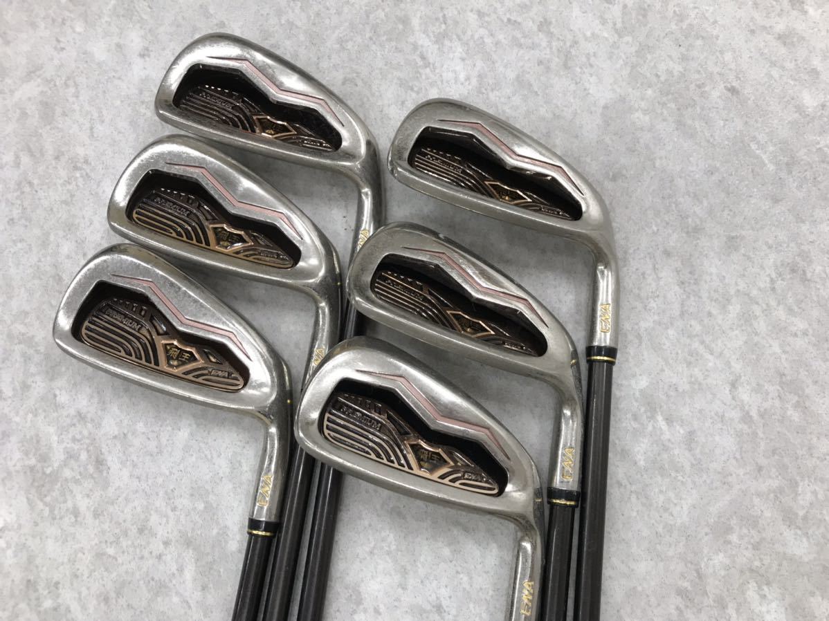 ☆レア!ENA GOLF 飛王 PREMIUM アイアン6本(6-9,P,A)セット flex:R