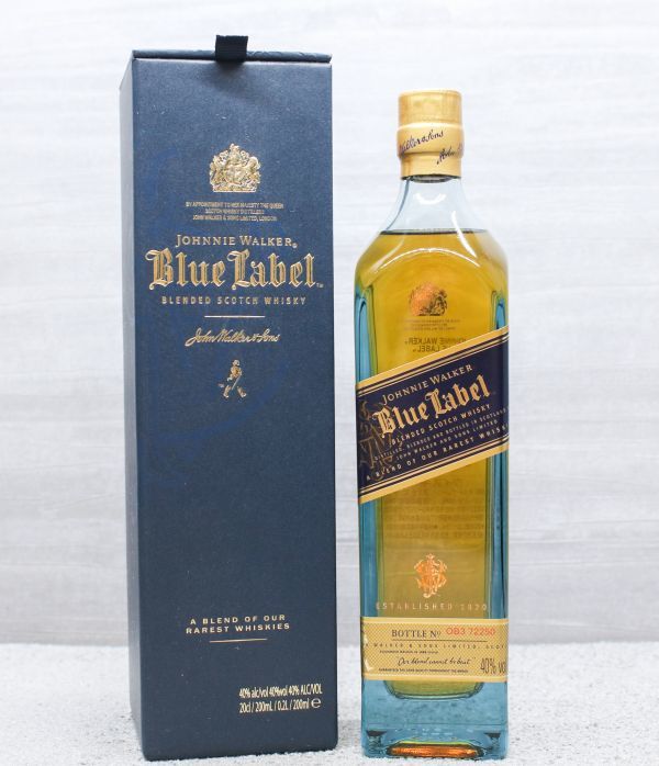 未開栓 ジョニーウォーカー ブルーラベル 200ml 40% スコッチ 未開栓 ジョニーウォーカー ブルーラベル 200ml 40% スコッチ