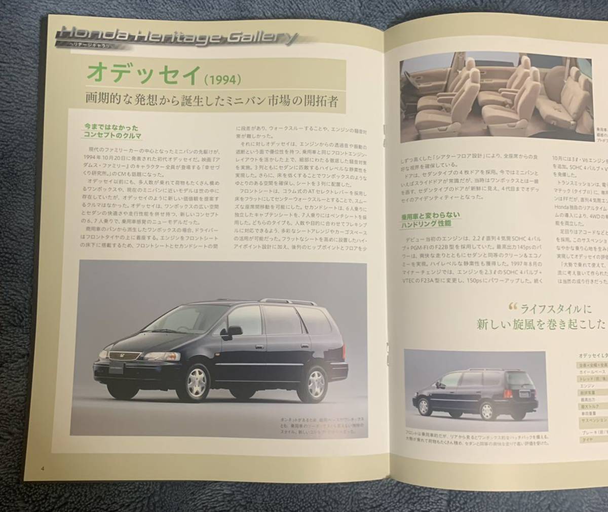  der Goss чай niDeAGOSTINI Honda Honda NSX 47 номер Odyssey (1994) брошюра только детали нет почти новый товар клик post 185 иен отправка 