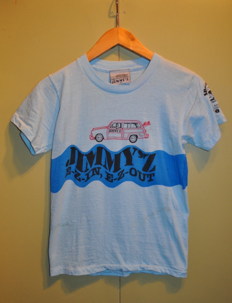 新発売 ユーズド 80年代 Tシャツ ジミーズ E-Z-IN,E-Z-OUT JIMMY'Z