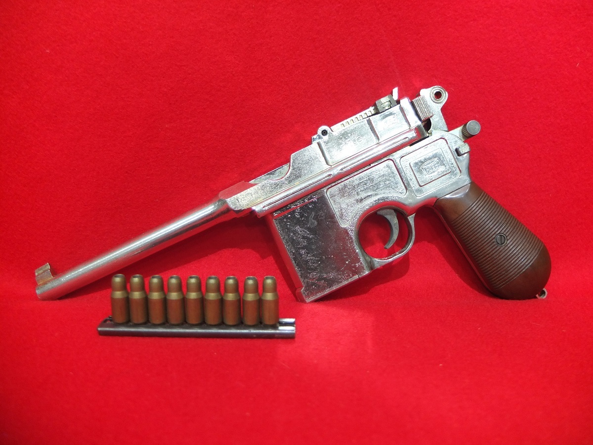 M104 ◇ 金属製モデルガン MGC『 MAUSER モーゼル MODEL-1916 ミリタリーM-96 』SMG刻印 WAFFENFABRIK MAUSER OBERNDORF NECKAR ◇