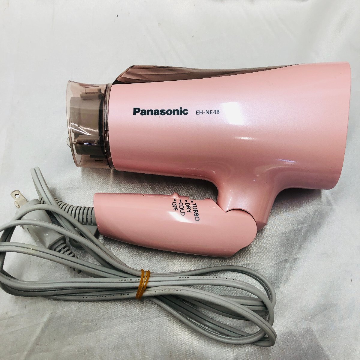 【中古現状品/KSS】Panasonic パナソニック ヘアードライヤー ionity イオニティ EH-NE48 18年製 ピンク系　MZ0801_画像1