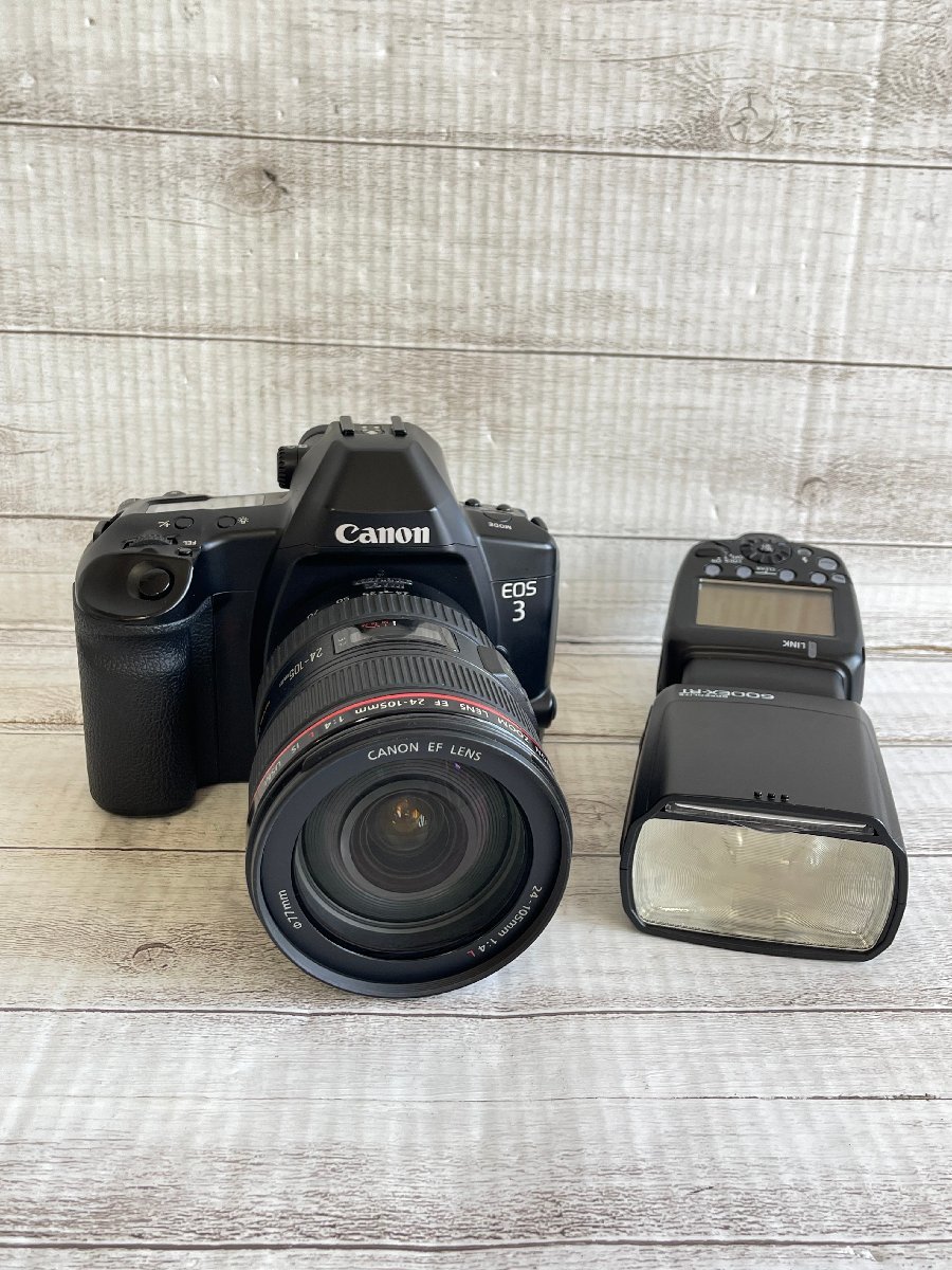 MK0408-1I ゆうパック着払い Canon EOS 3 24-105mm 1:4 ストロボ付き