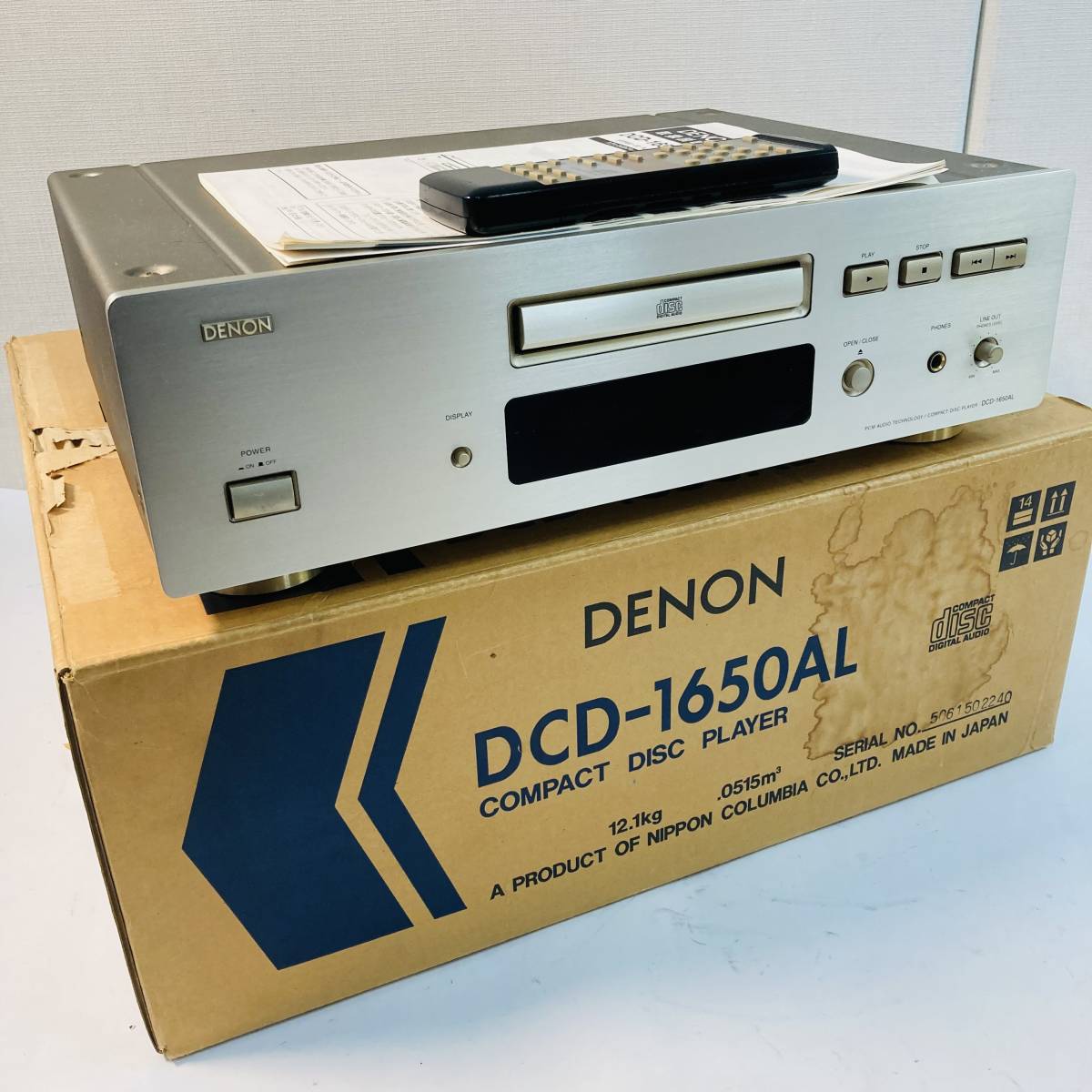 2021新入荷 DENON CDプレーヤー デノン DCD-1650AL CDデッキ