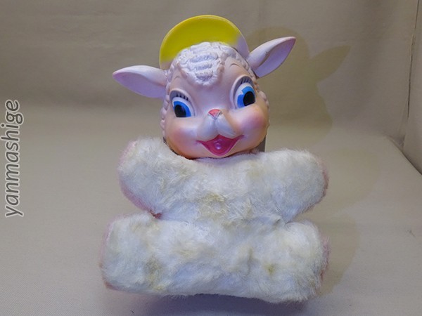 ビンテージ ラバーフェイス 刻印入り『羊 シープ イエローキャップ』 YELLOW CAP SHEEP マイトイ MY TOY 検)ラシュトン Rubber Face