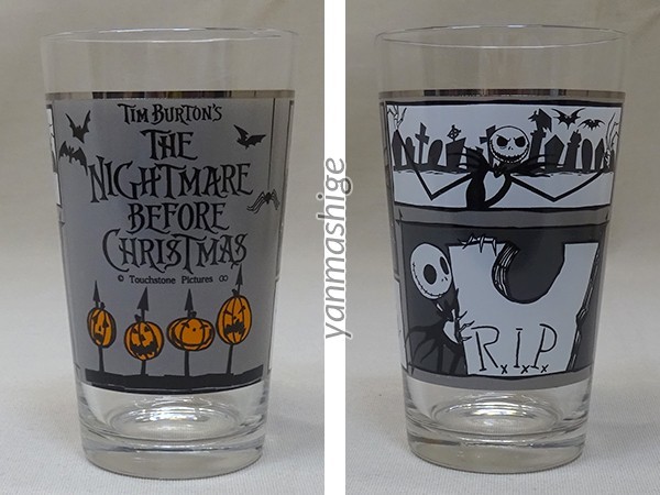  new goods boxed The Nightmare Before Christmas made in Japan glass 5 piece set made in Japan Nightmare Before Christmas