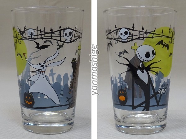  new goods boxed The Nightmare Before Christmas made in Japan glass 5 piece set made in Japan Nightmare Before Christmas
