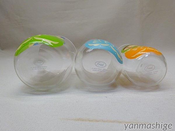 新品 箱入り マトリョーシカ・ネスティング 入れ子 グラス 3個セット Genuine Fred BABUSHKUPS Nesting Glass Trio_画像4