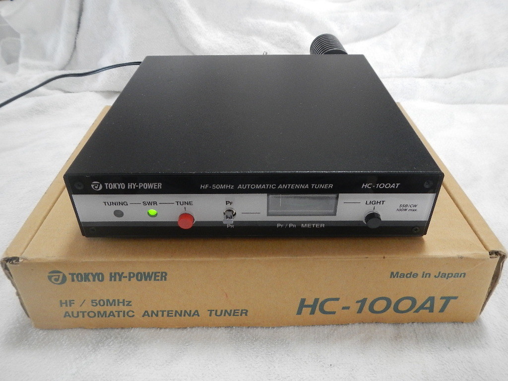 東京ハイパワー HF/50 アンテナチューナー HC-100AT 東京ハイパワー HF/50 アンテナチューナー HC-100AT