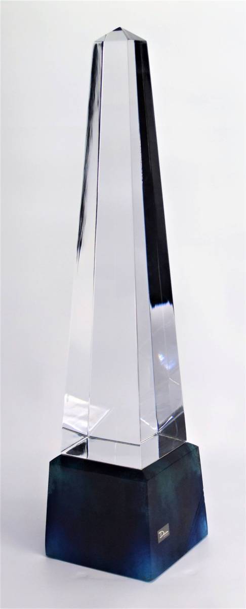 【美品】 特大サイズ 52cm 10kg　Daum ドーム クリスタル オベリスク　Obelisk 置物　オブジェ