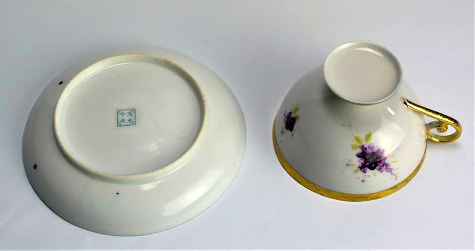 良品】茂木今成 オールドノリタケ 金彩 カップ&ソーサー 良品】茂木今成 オールドノリタケ 金彩 カップ&ソーサー