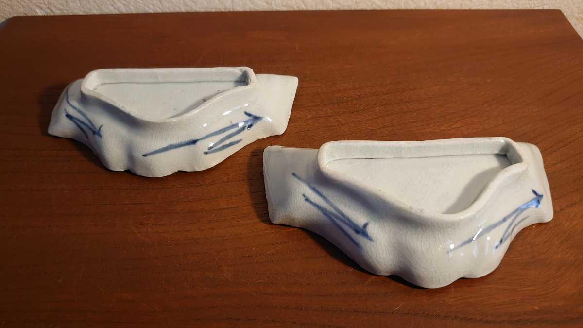 割引クーポン対象品 初期伊万里 古伊万里 染付 山型皿 アンティーク古