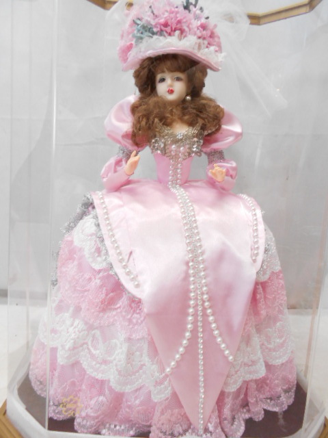  large ..2515 Showa Retro Poe z doll height :48. gorgeous pink dress doll plastic in the case doll shop dead stock goods 