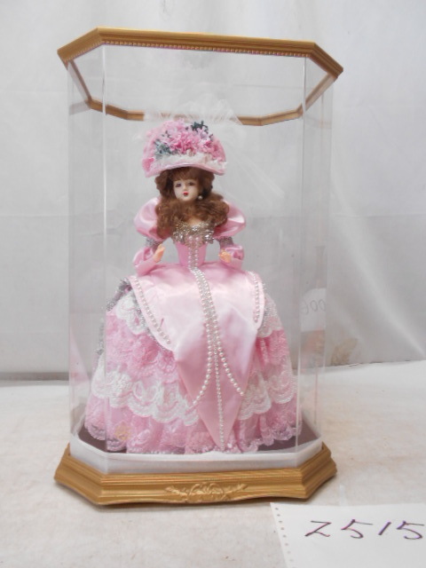  large ..2515 Showa Retro Poe z doll height :48. gorgeous pink dress doll plastic in the case doll shop dead stock goods 