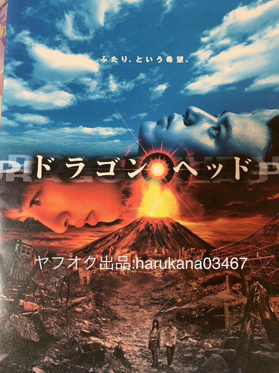 映画 ドラゴンヘッド　パンフレット　2003年　 妻夫木聡/神田沙也加 SAYAKA /山田孝之/藤木直人 /近藤芳正 /根津甚八 /松重豊/飯田譲治_画像1