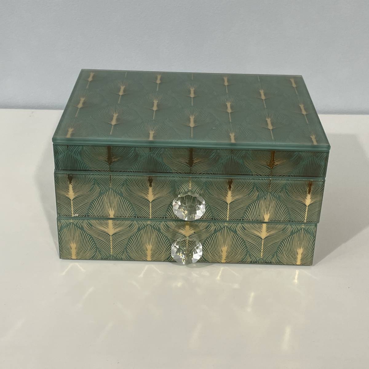 ローラアシュレイ フェザーピーコック ジュエリーボックス ラージ