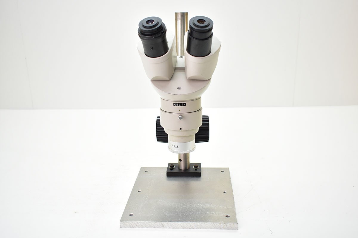 Nikon OBJ.2× 双眼 実体顕微鏡 20×/12 A.L.5 [ニコン][実験][観察][検査]M_画像2
