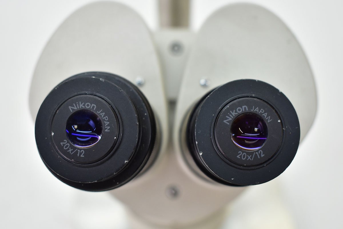 Nikon OBJ.2× 双眼 実体顕微鏡 20×/12 A.L.5 [ニコン][実験][観察][検査]M_画像7