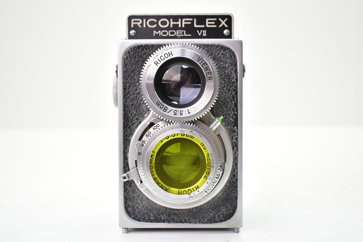 RICOHFLEX VII 1:3.5 8cm二眼レフカメラ ケース付き[リコーフレックス][VIEWER][ANASTIGMAT]M_画像2