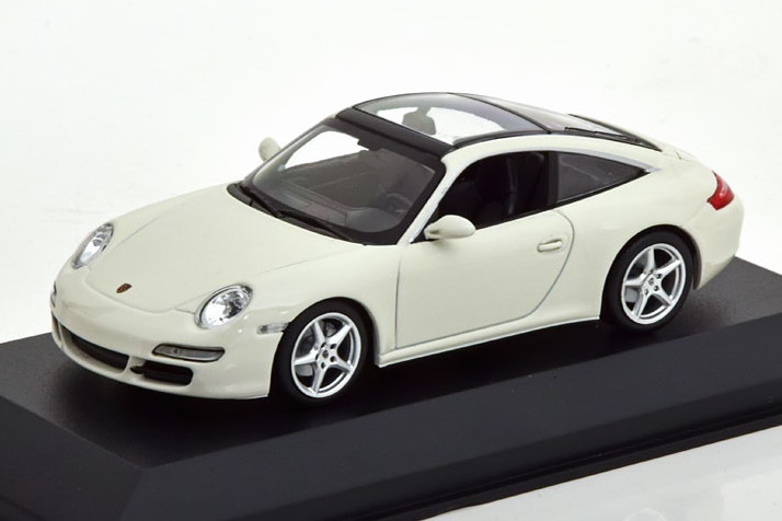 ミニチャンプス 1/43 ポルシェ 911 997 タルガ 2006 ホワイト Minichamps 1:43 Porsche 911 Targa Maxichamps-Series 940066160