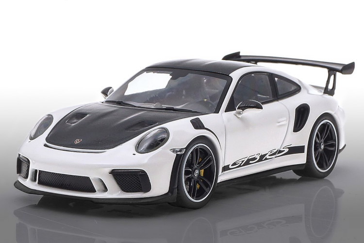 33台限定 ミニチャンプス 1/43 テックアート Porsche 911 GT3 RS Bespoke with TECHART Formula IV Race and white Clubsport Rollcage