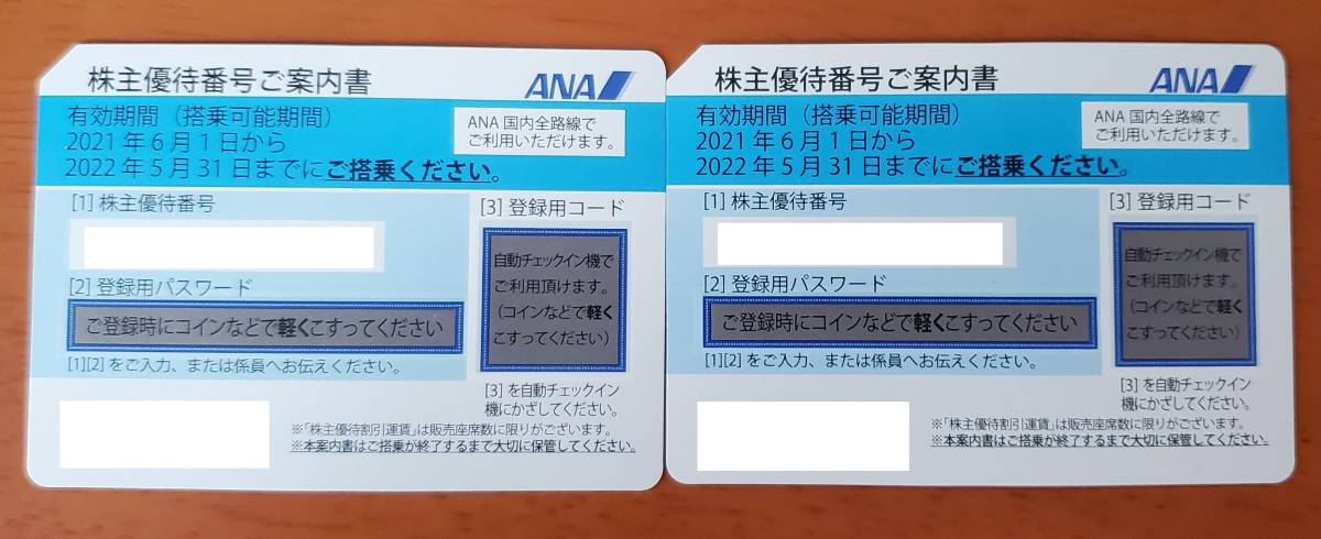 ａｎａ全日空株主優待券 ２枚セット 使用期限22年11月30日まで延長 送料込み オンラインショップ 使用期限22年11月30日まで延長