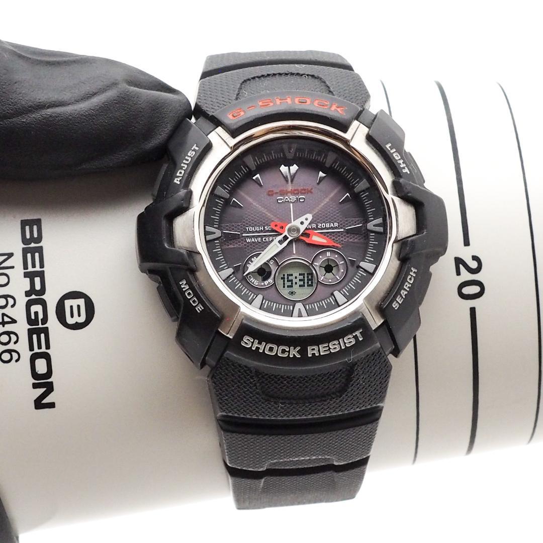 一点物》G-SHOCK 腕時計 ブラック 20気圧防水 アナデジ ソーラー #メンズ #レディース #CASIO