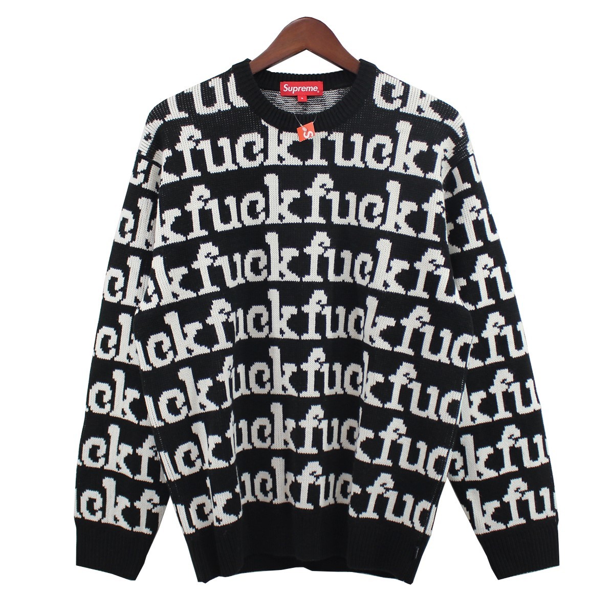 公式サイト SUPREME 22SS Fuck Sweater ロゴ ファック セーター ニット
