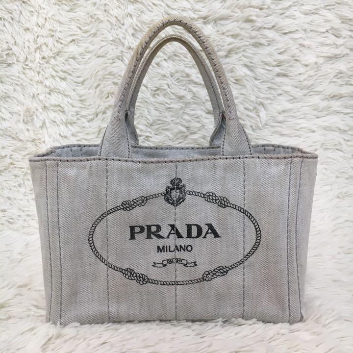 美品 PRADA プラダ カナパ Sサイズ 2way ハンドバッグ ショルダー
