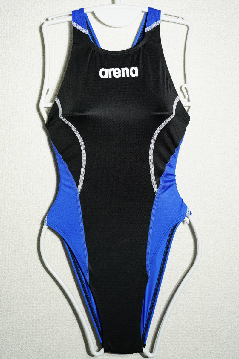 【新品未開封】アリーナ 競泳水着 ARN-1025W AQUA XTREME アクアエクストリーム ブラックXブルー Oサイズ ハイカット BKBW