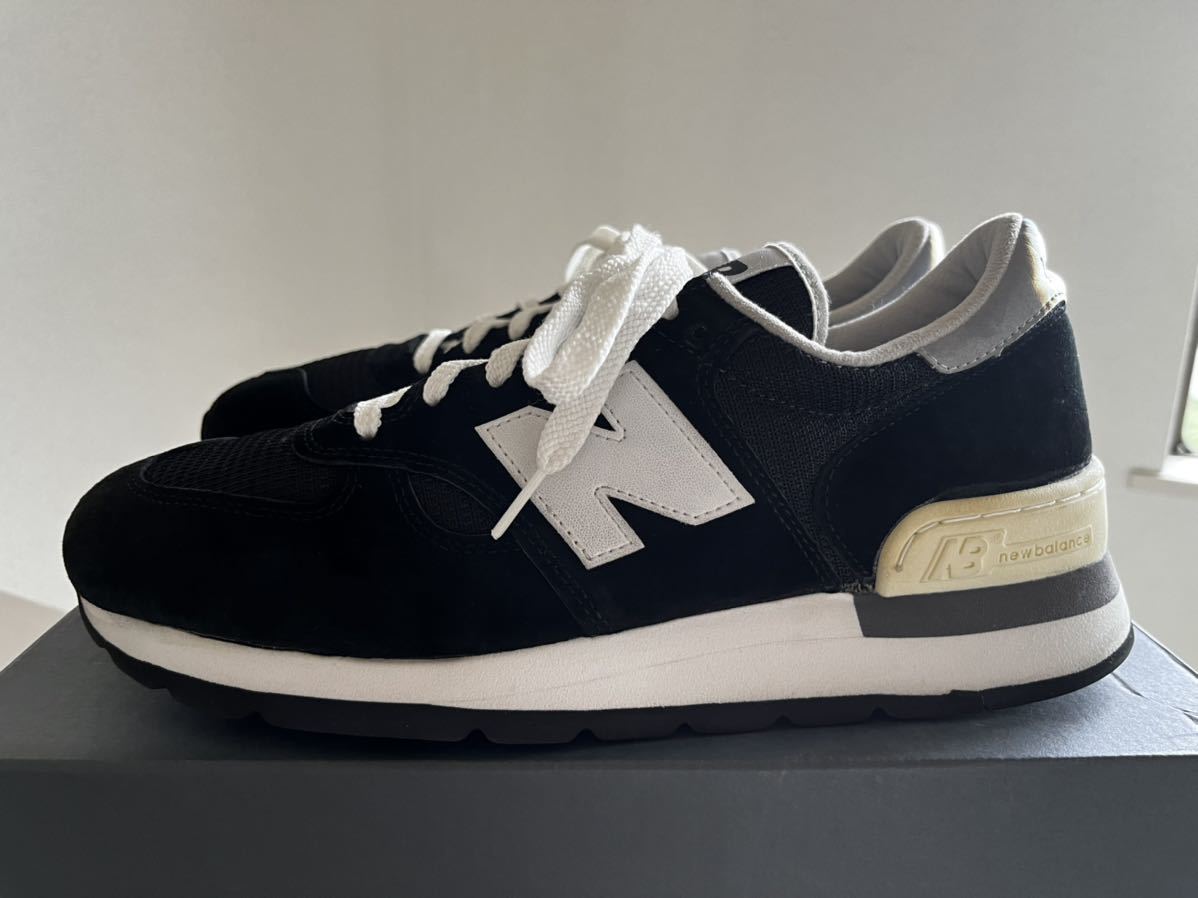 ヤフオク! - 貴重!美品!NEW BALANCE M990BLK ニュー...