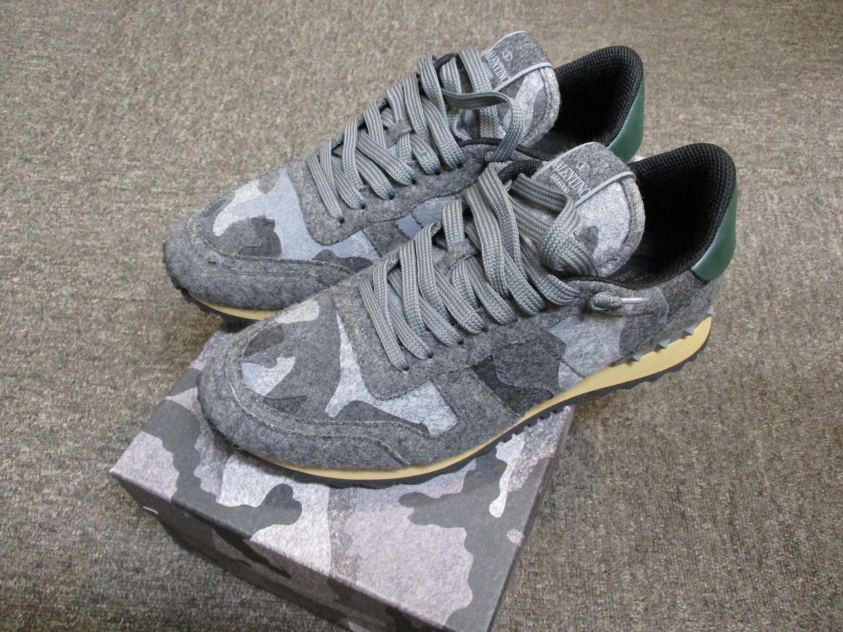 限定製作】【限定製作】新品 Valentino ROCKRUNNER 迷彩 レザー