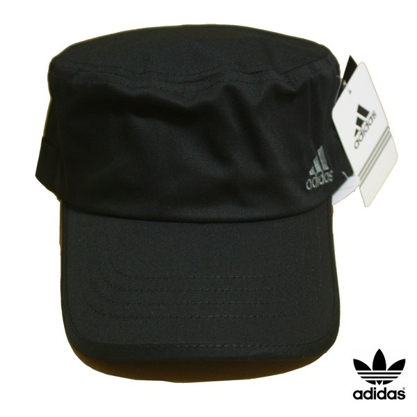 adidas アディダス ワークキャップ 約57-60cm ADM CM TC-TWILL DEGAULLE 100111302 ドゴールキャップ 帽子 キャップ 黒 ブラック_画像1