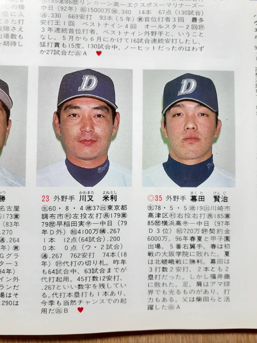 1997 プロ野球選手名鑑(野球一般)|売買されたオークション情報 1997 プロ野球選手名鑑(野球一般)|売買されたオークション情報