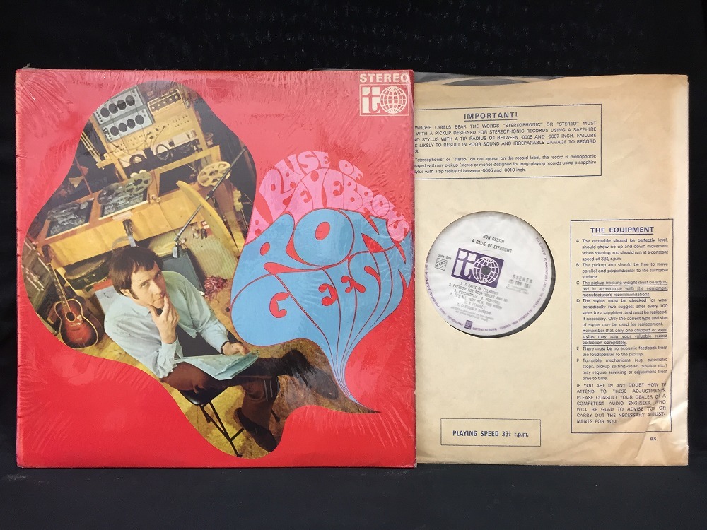 最新入荷】 Ron GEESIN A Raise Of Eye Brows UK Trans