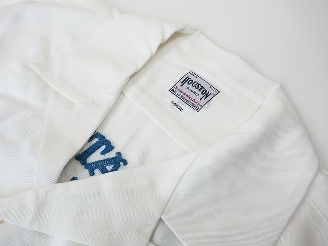 【送料無料 40%OFF】HOUSTON ヒューストン 刺繍ボウリングシャツ (ボーリングシャツ) 「VEGA」柄 NO.40932 WHITE_Lサイズ_画像7