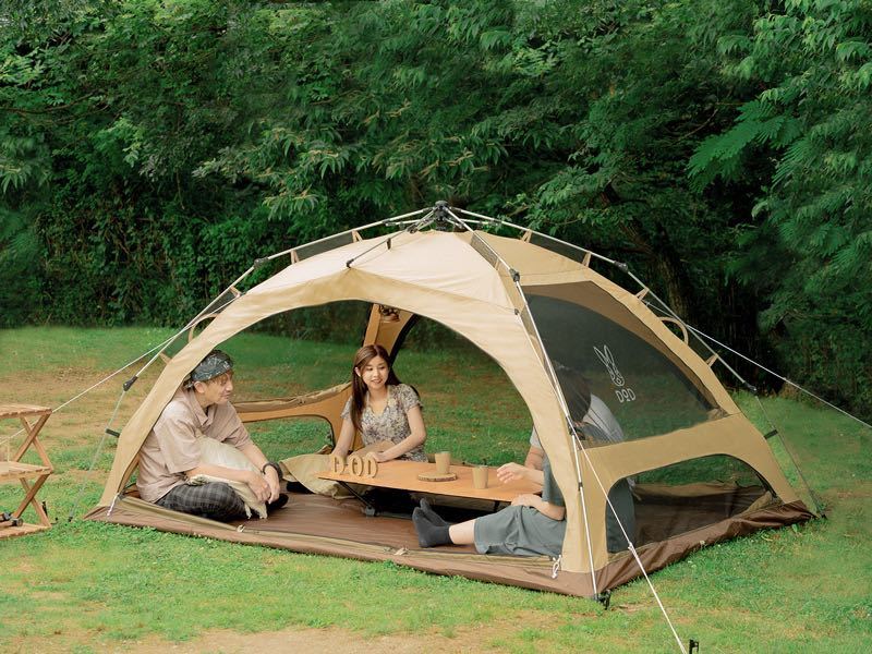 【未使用】DoD わがやのテント T5-869-TN 一人で立てられる、快適・簡単なわがやのテント。 _画像2