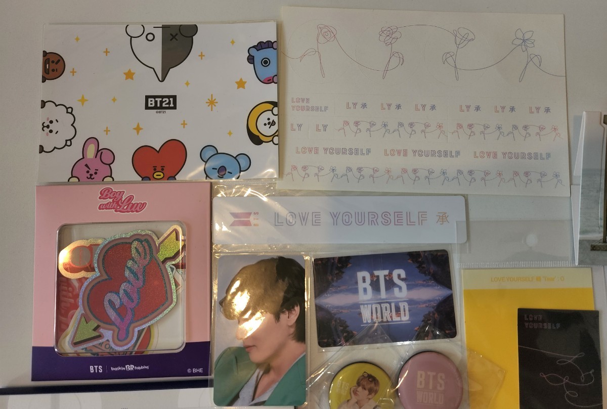 BTS　防弾少年団　公式　BTS WORLD LIMITED & LYS & Baskin、メディヒールなどなど色々まとめ