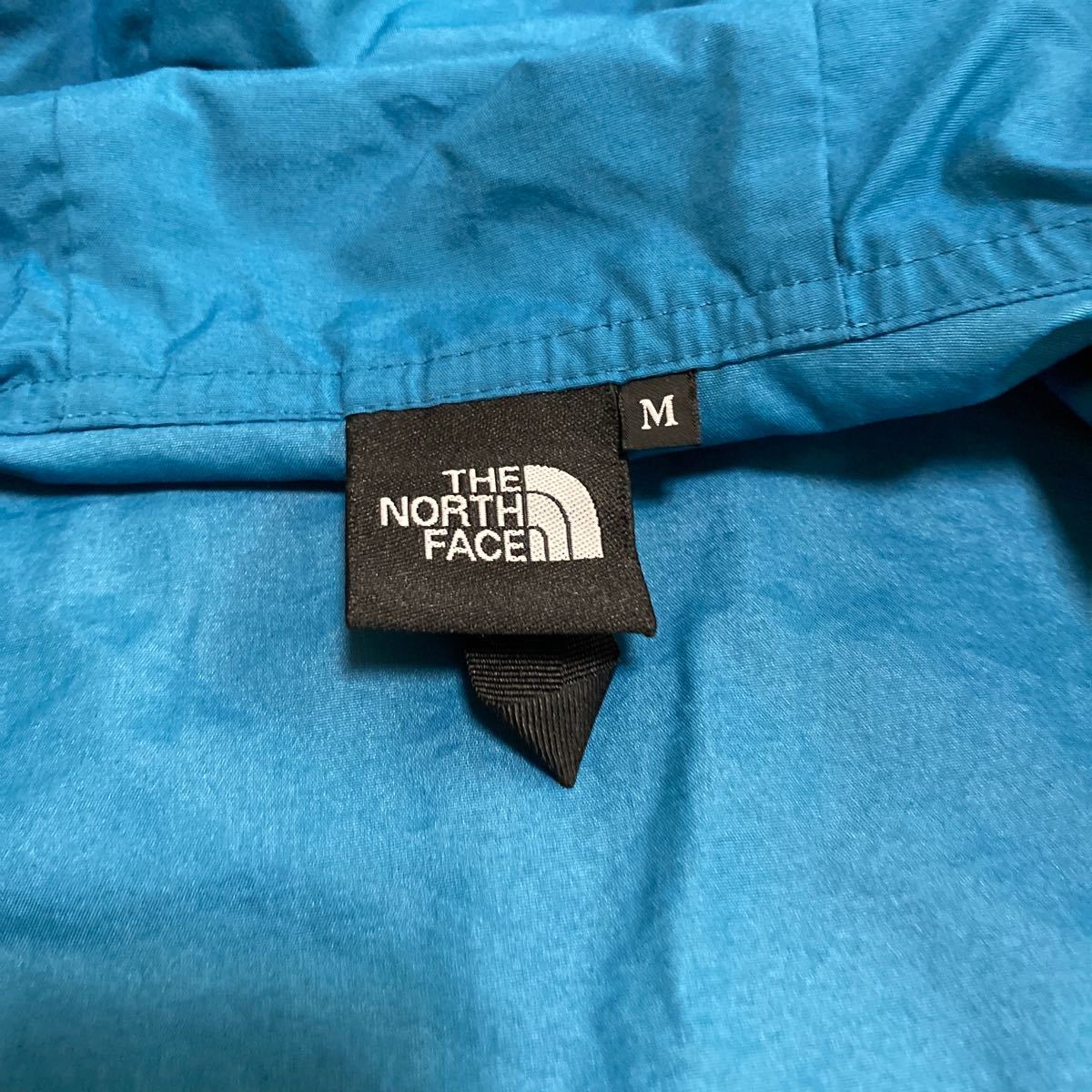 ザ ノースフェイス　THE NORTH FACE マウンテンパーカー　薄手　青×水色　メンズ Mサイズ