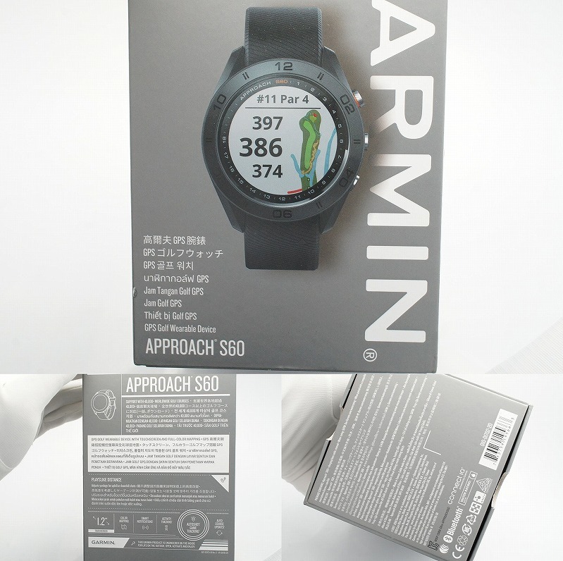 H300□箱付 美品 Garmin Approach S60 GPS ゴルフウェアラブルデバイス