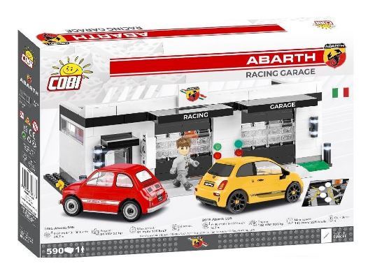 COBI ブロック ☆ Fiat Abarth シリーズ 1/35サイズ 自動車 ☆ フィアット アバルト レーシング ガレージ セット ☆ 新品・EU製_画像3